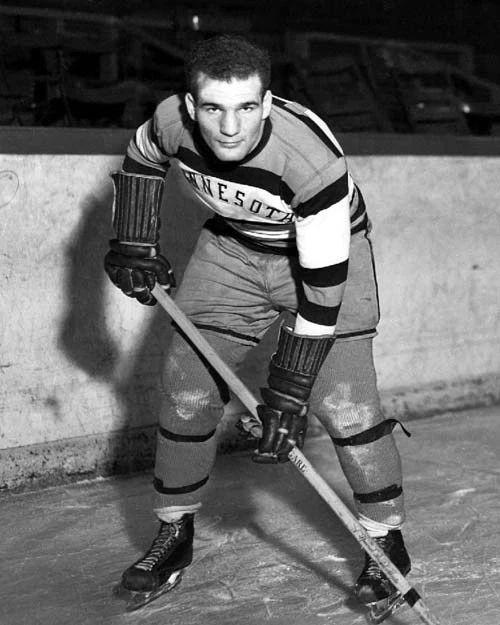 1937 Minnesota Gophers John Mariucci Glossy Photo College Hockey Print