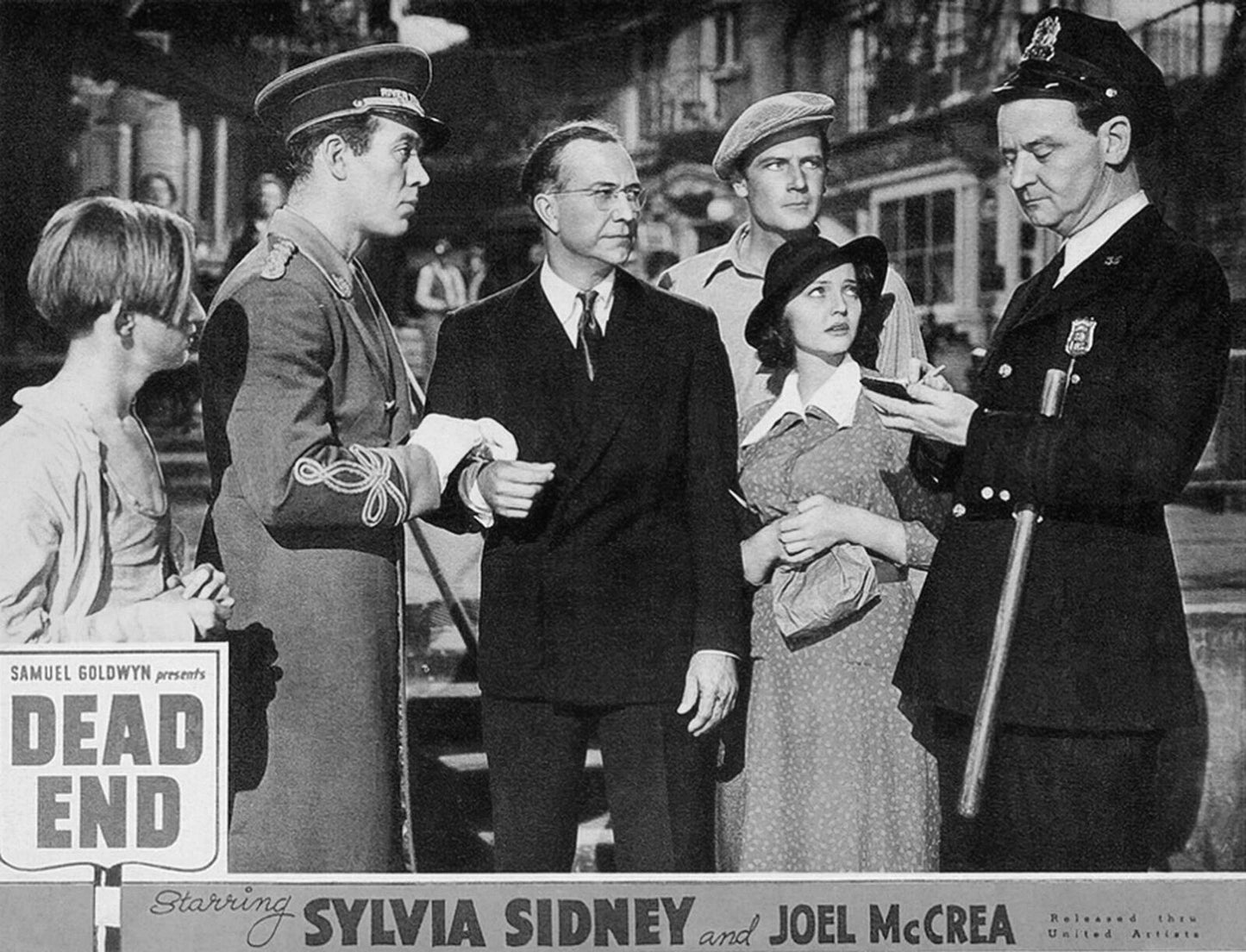 1937 Sylvia Sidney In Dead End Lobby Card ReMagnet Magnet