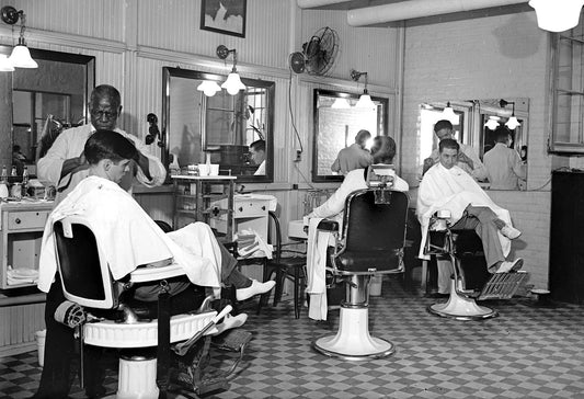 1937 Senate Office Building Barber Shop Wa Dc Old Magnet Reprint