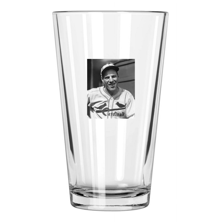 1937 St Louis Cardinals Leo Durocher Baseball Hof 94 Pint Beer Drinking Glass