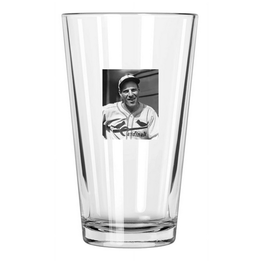 1937 St Louis Cardinals Leo Durocher Baseball Hof 94 Pint Beer Drinking Glass