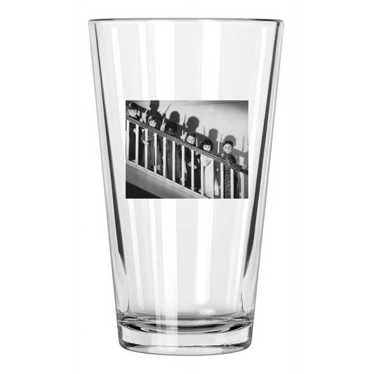 1937 The Little Rascals 'Our Gang' Photo Christmas Film Pint Beer Drinking Glass
