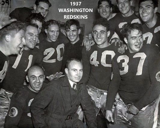 1937 Washington Redskins Team Photo Football Nfl Picture Champs Celebration