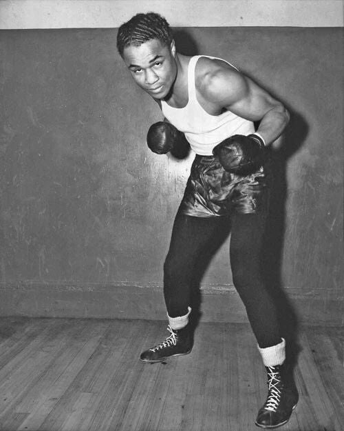 1937 Welterweight Champion Henry Armstrong Glossy Magnet Vintage Pose Print 2