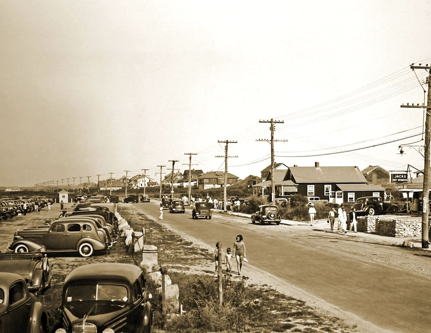 1938 Atlantic Ave Westerly Rhode Island Old Vintage Photo Reprint
