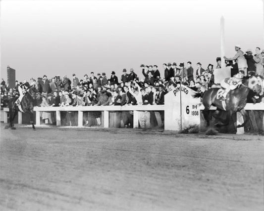 1938 Champion Racehorses Seabiscuit Vs War Admiral Glossy Magnet Magnet