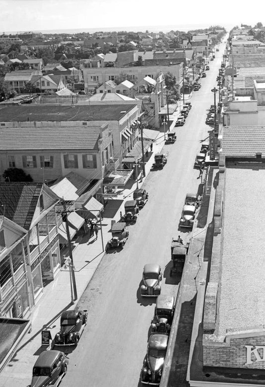 1938 Duval Street Key West Florida Retro Historic Print 300 PCS Jigsaw Puzzle