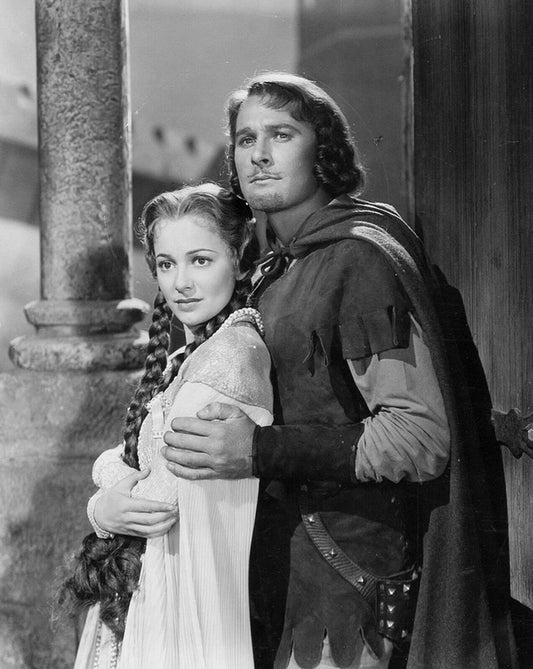 1938 Errol Flynn Olivia De Havilland Adventures Of Robin Hood Picture Keychain