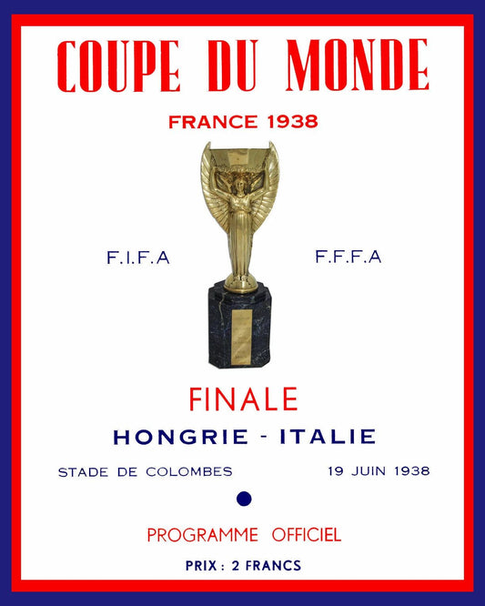 1938 France Keychain Soccer Picture World Cup