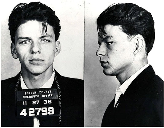 1938 Frank Sinatra Mug Shot Picture Magnet Mugshot Rat Pack