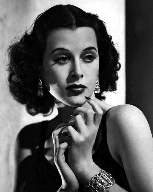 1938 Movie Film Actress Hedy Lamarr Glossy Keychain 'Algiers' Keychain