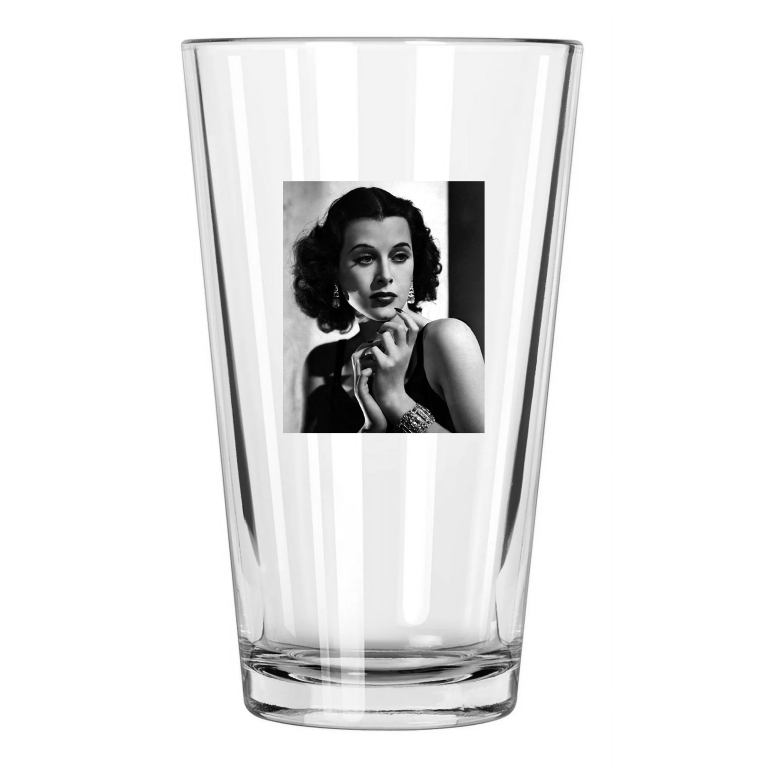 1938 Movie Film Actress Hedy Lamarr Photo 'Algiers' Pint Beer Drinking Glass