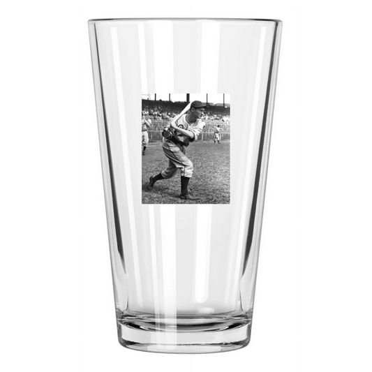 1938 Pittsburgh Pirates Lloyd Waner Photo Hof 67 Pint Beer Drinking Glass