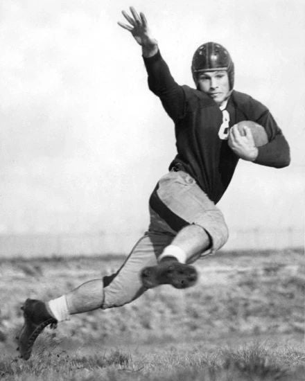 1938 Tcu Davey O'Brien Glossy Photo Print College Heisman Trophy Winner