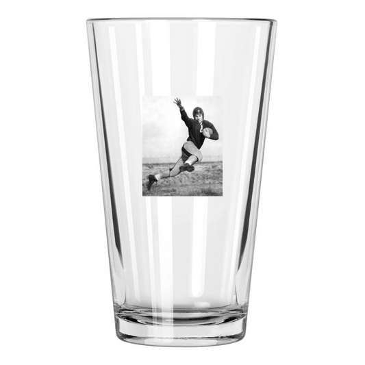 1938 Tcu Davey O'Brien College Heisman Trophy Winner Pint Beer Drinking Glass