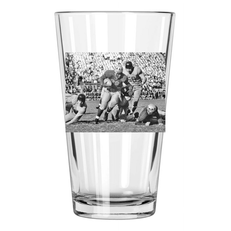 1938 Ucla Jackie Robinson Vs Oregon State Photo College Pint Beer Drinking Glass