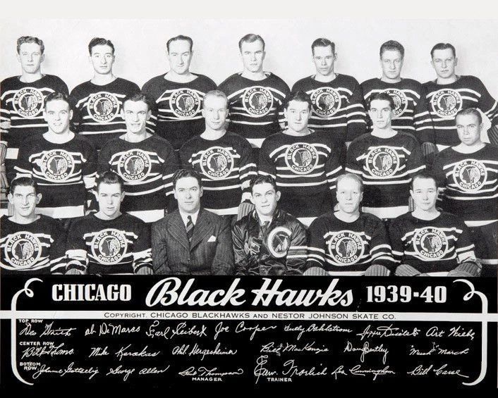 40 Chicago Blackhawks Team Photo Picture Nhl Hockey Black Hawks