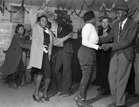 1939 African Americans Doing Jitterbug Dance Ms Vintage Old Keychain