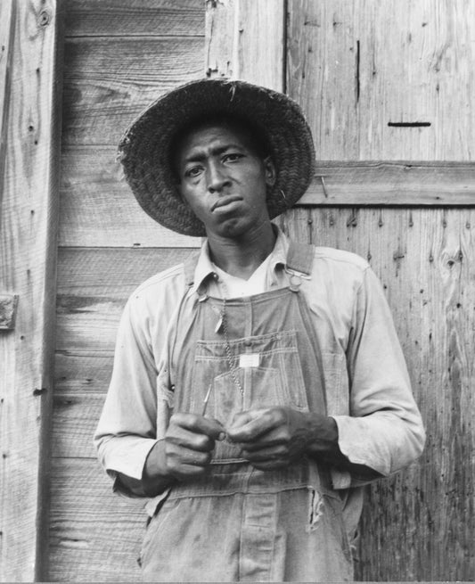 1939 Black Tenant Farmer Chatham North Carolina Old Magnet Reprint