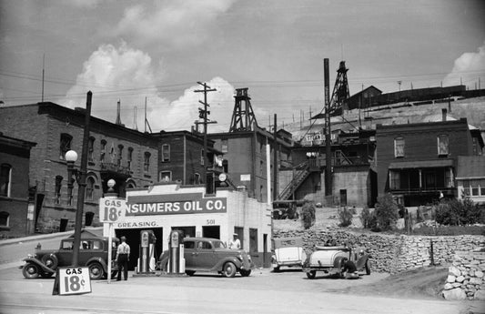 1939 Butte Montana Gas Station Old Vintage Keychain Reprint