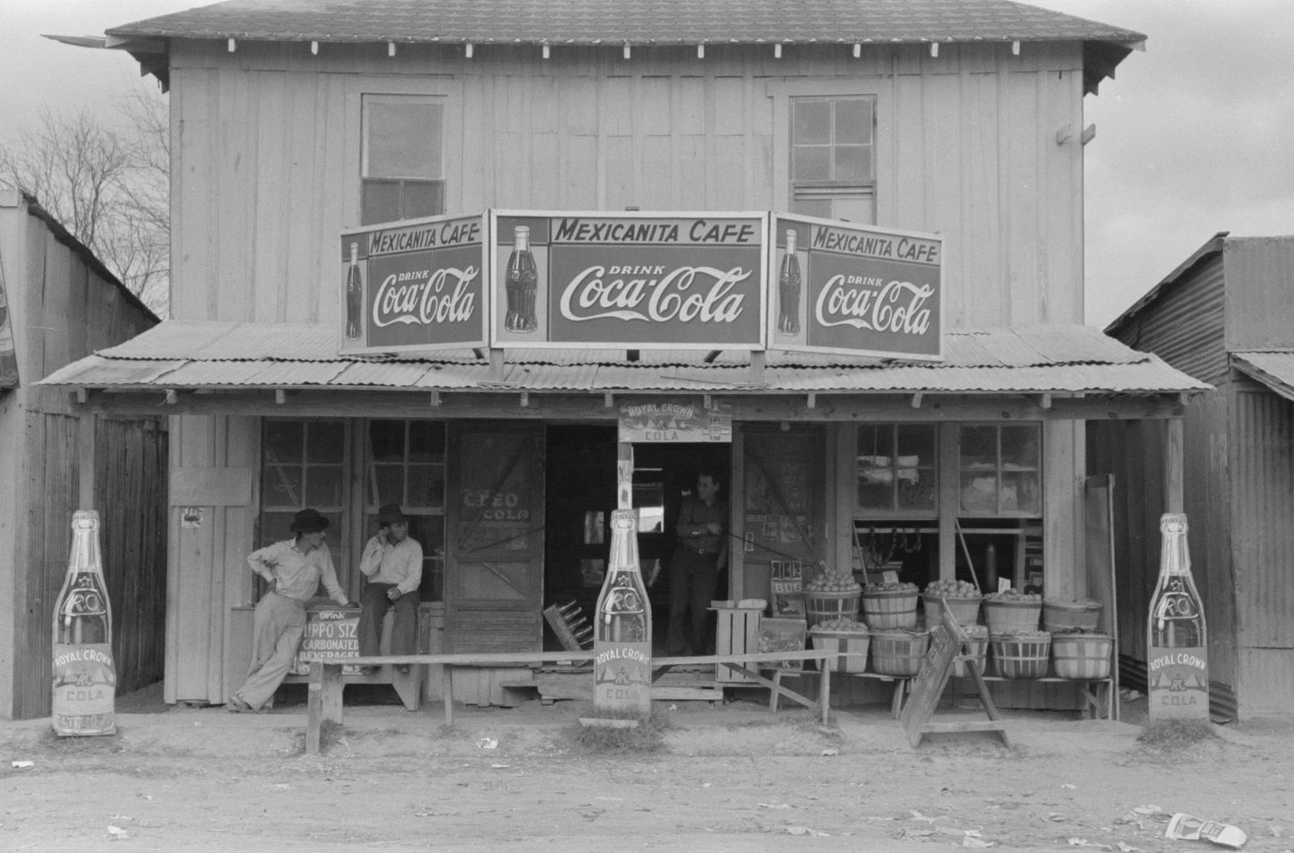 1939 Cafe Grocery Store Robstown Texas Old Vintage Magnet Reprint