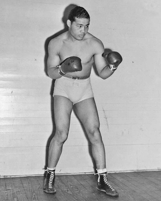 1939 Champion Boxer Joe Louis Glossy Magnet Glossy Print Boxing Magnet