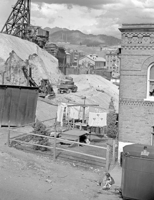 1939 Copper Mine Butte Montana Vintage Old Retro Keychain 11 X 17 Reprint