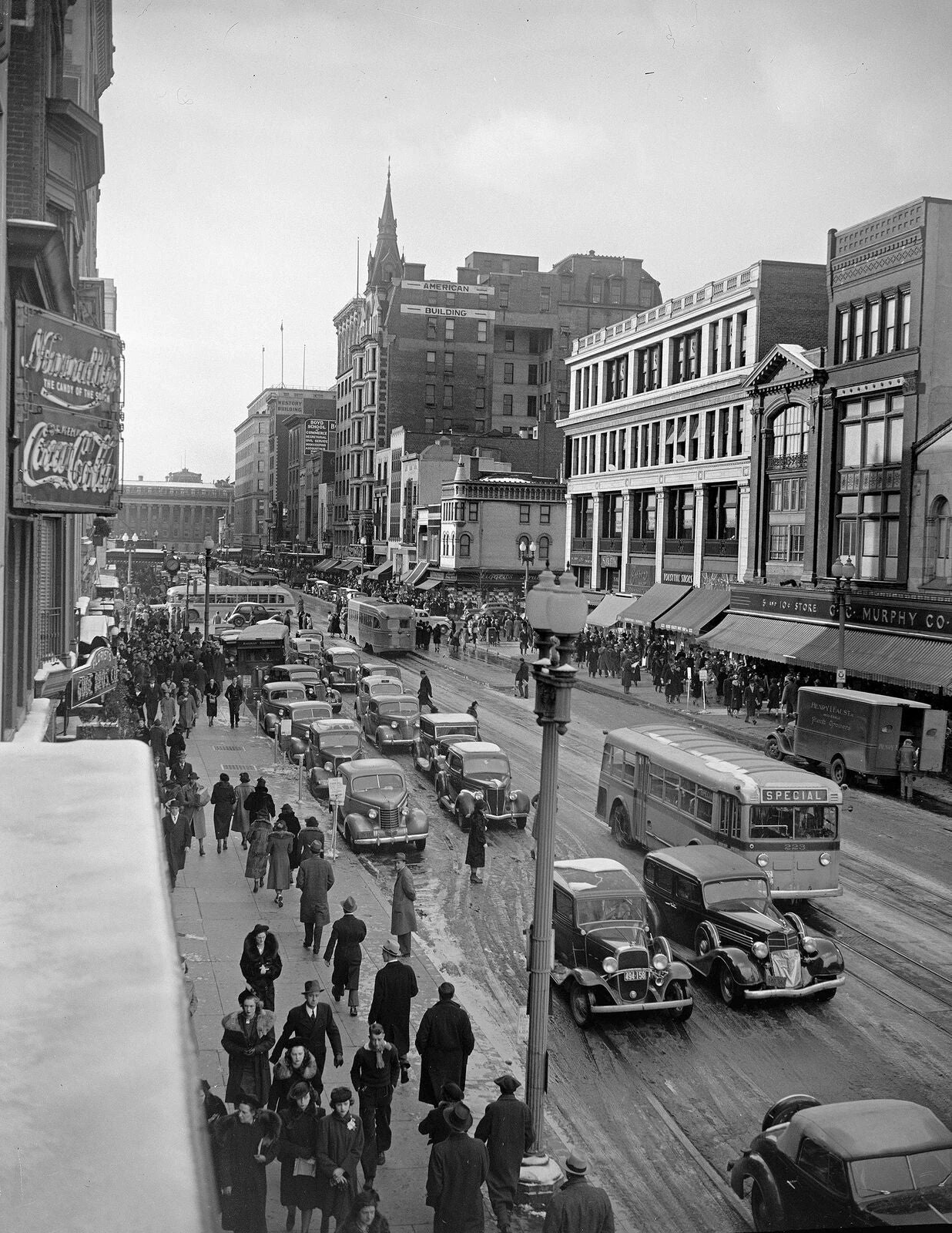 1939 F Street, Washington, Dc Vintage Old Photo Reprint 300 PCS Jigsaw Puzzle