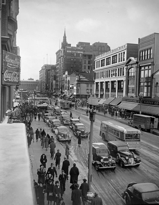 1939 F Street, Washington, Dc Vintage Old Keychain Reprint