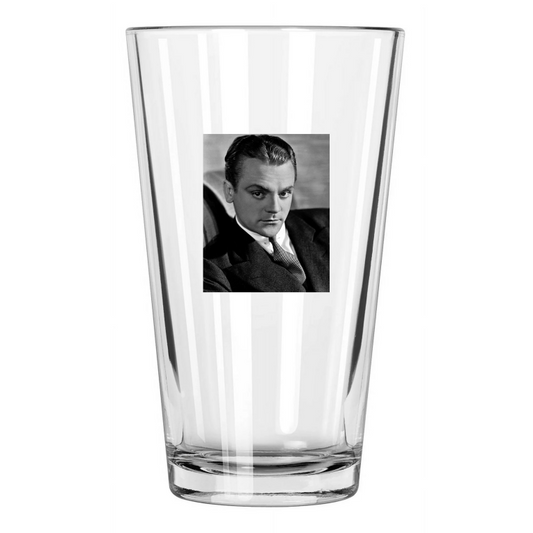 1939 Film Actor James Cagney Publicity Photo Pint Beer Drinking Glass