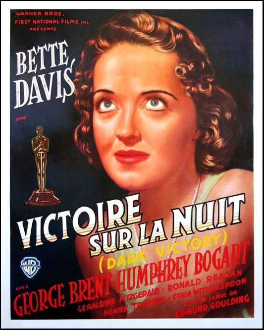 1939 Film Dark Victory Starring Bette Davis Glossy Magnet Art Magnet