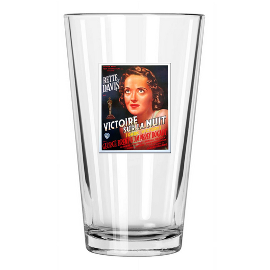 1939 Film Dark Victory Starring Bette Davis Photo Art Pint Beer Drinking Glass