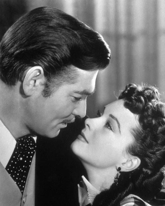 1939 Film Gone With The Wind Clark Gable & Vivien Leigh Keychain Keychain