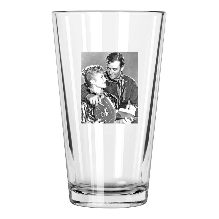 1939 Film Movie Stagecoach John Wayne And Claire Trevor Pint Beer Drinking Glass
