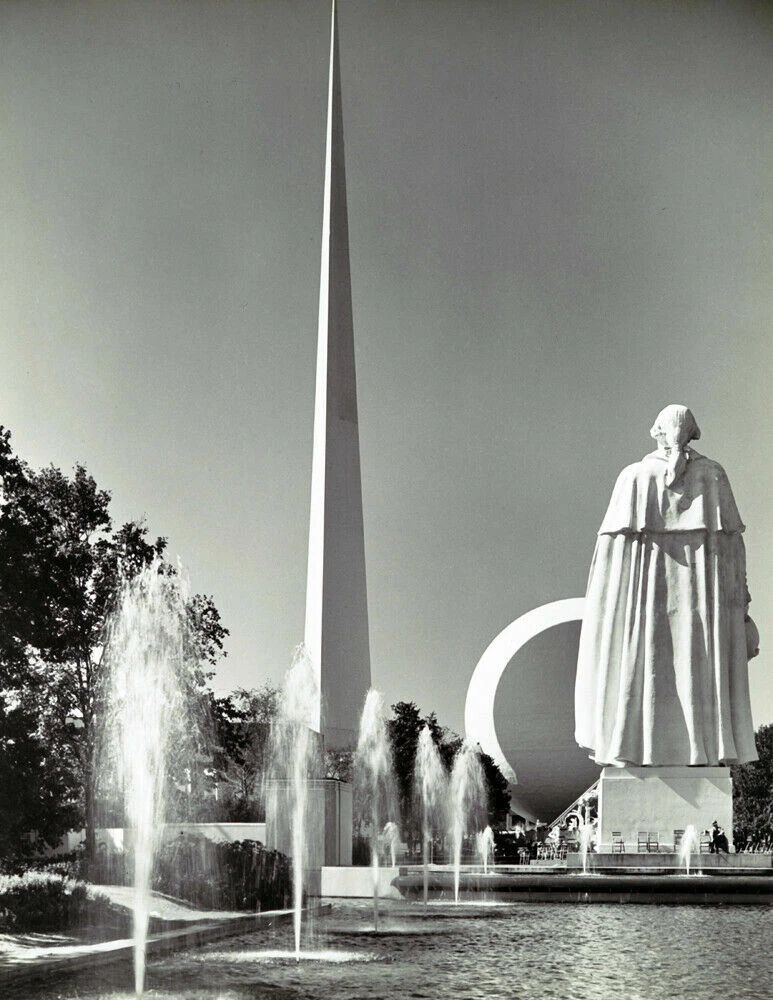 1939 Fountains New York World'S Fair Old Vintage Magnet Reprint