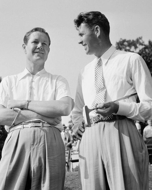 1939 Golfers Henry Picard And Bryon Nelson Glossy Magnet Pga Championship