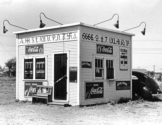 1939 Hamburger Stand Dumas Texas Classic Vintage Old Picture Photo Print