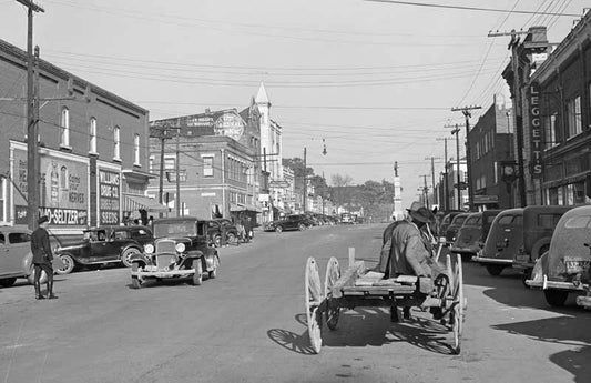 1939 Hillsboro Street Oxford North Carolina Vintage Old Magnet Reprint