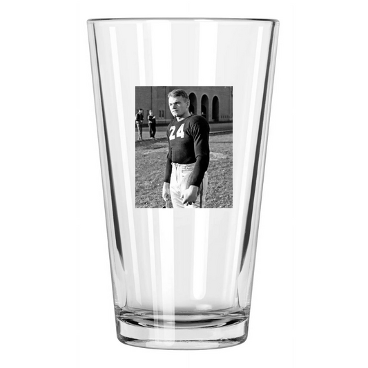 1939 Iowa Hawkeyes Nile Kinnick Heisman Trophy Winner Pint Beer Drinking Glass