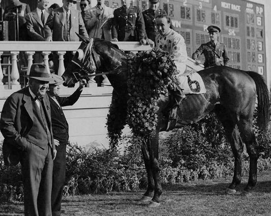 1939 Kentucky Derby Winner Johnstown Glossy Keychain James Stout Keychain