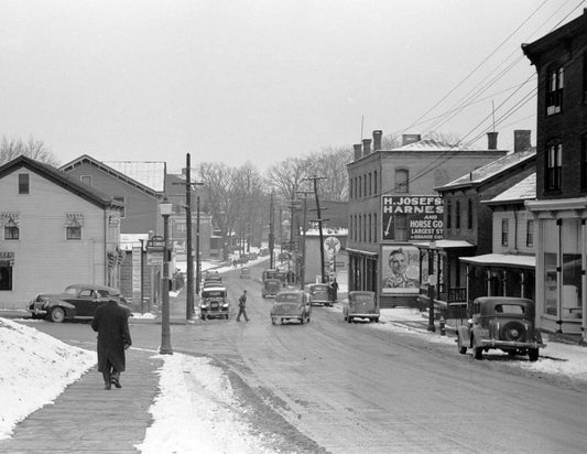1939 Main Street Middletown New York Vintage Old Magnet Reprint