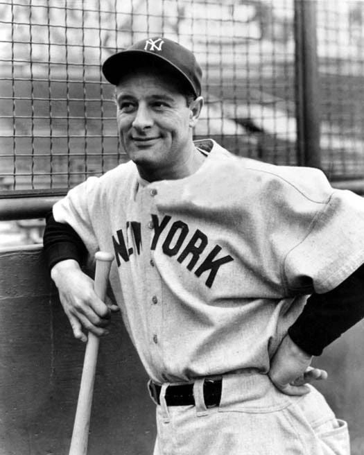 1939 New York Yankees Lou Gehrig Keychain Spring Training Print Glossy Keychain