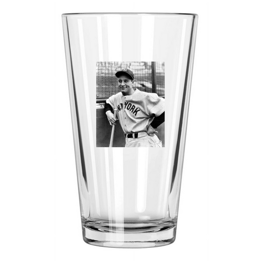 1939 New York Yankees Lou Gehrig Photo Spring Training Pint Beer Drinking Glass