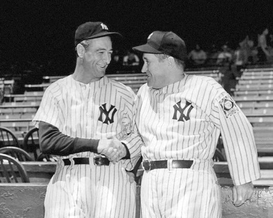 1939 New York Yankees Lou Gehrig And Joe Mccarthy Photo Print Glossy Poster