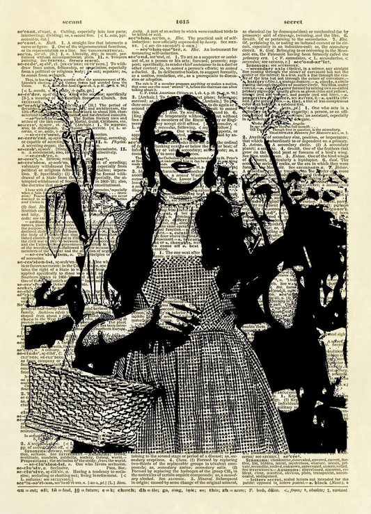 1939 The Wizard Of Oz Dorothy Gale Print Judy Garland Propreplica