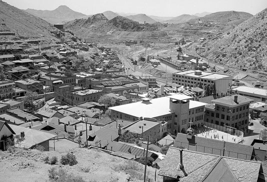 1940 Aerial View Of Bisbee Arizona Vintage Old Photo Reprint