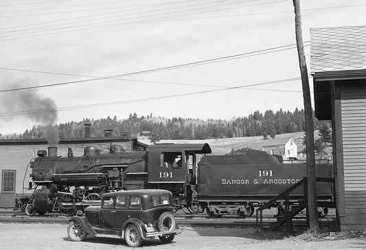 1940 Bangor And Aroostook Railroad Bangor Maine Old 300 Piece Jigsaw Puzzle