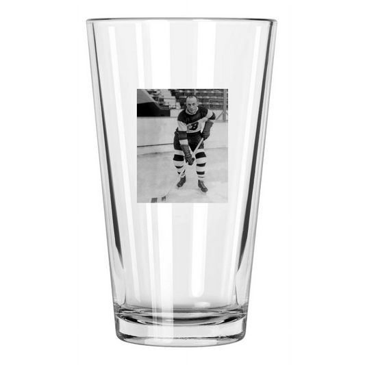 1940 Boston Bruins Eddie Shore Photo Nhl Hockey Hof 47 Pint Beer Drinking Glass
