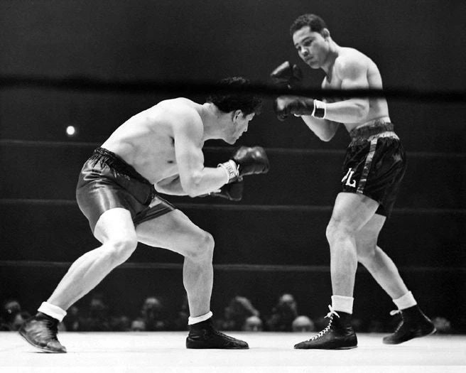 1940 Boxers Joe Louis Vs Arturo Godoy Magnet Heavyweight Title Match Print 2