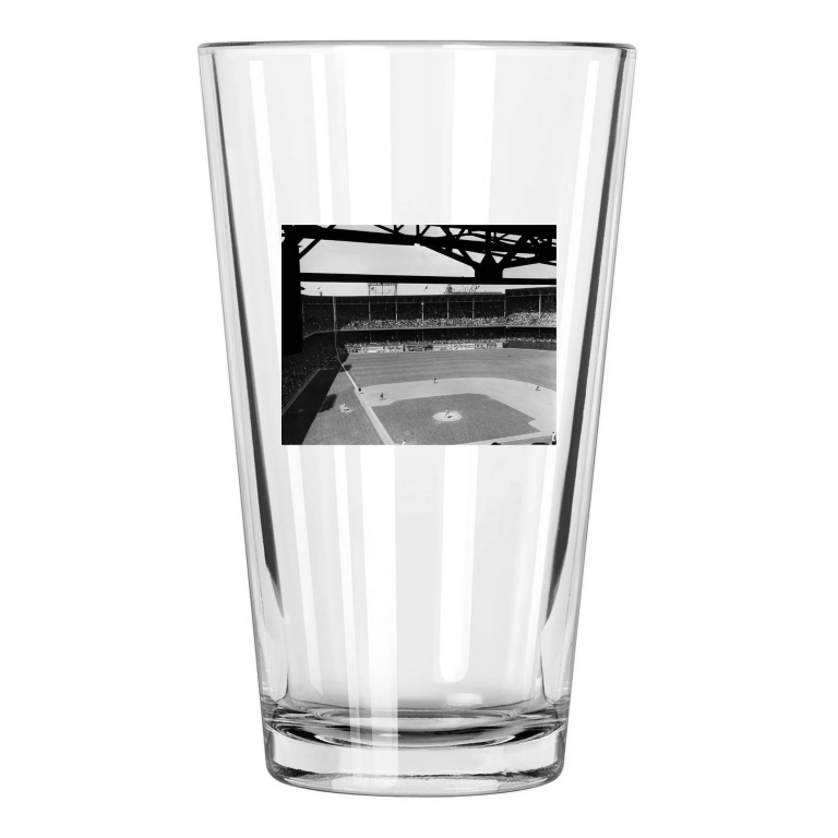 1940 Brooklyn Dodgers Ebbets Field Photo Stadium 1 Pint Beer Drinking Glass
